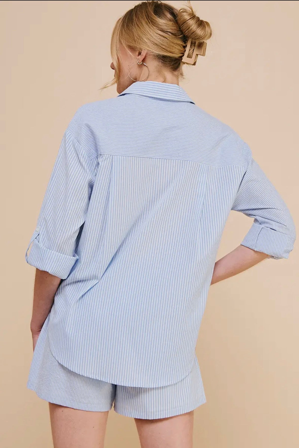 The Ruth Striped Button Down Shirt