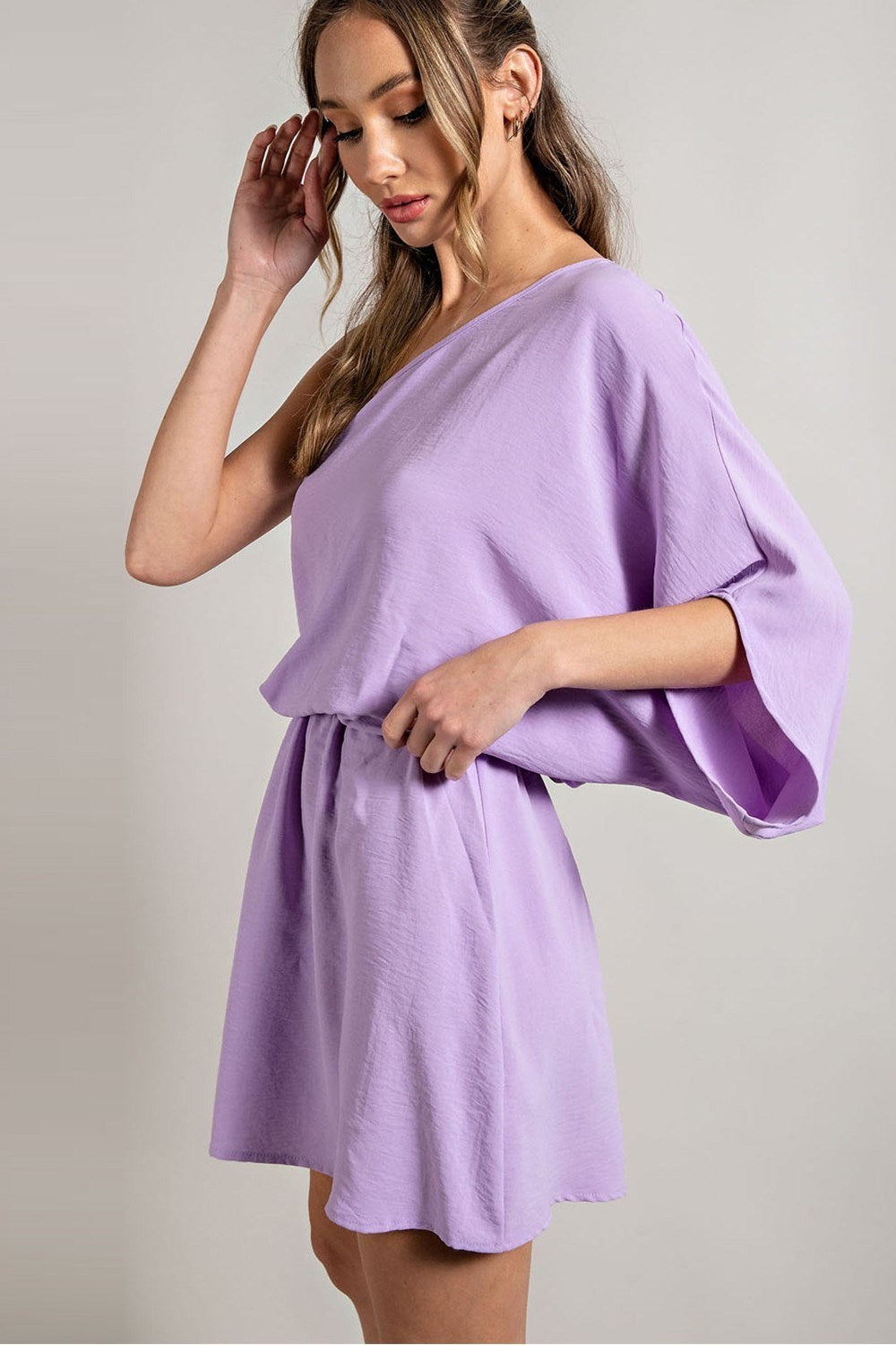 The Iris One Shoulder Dress