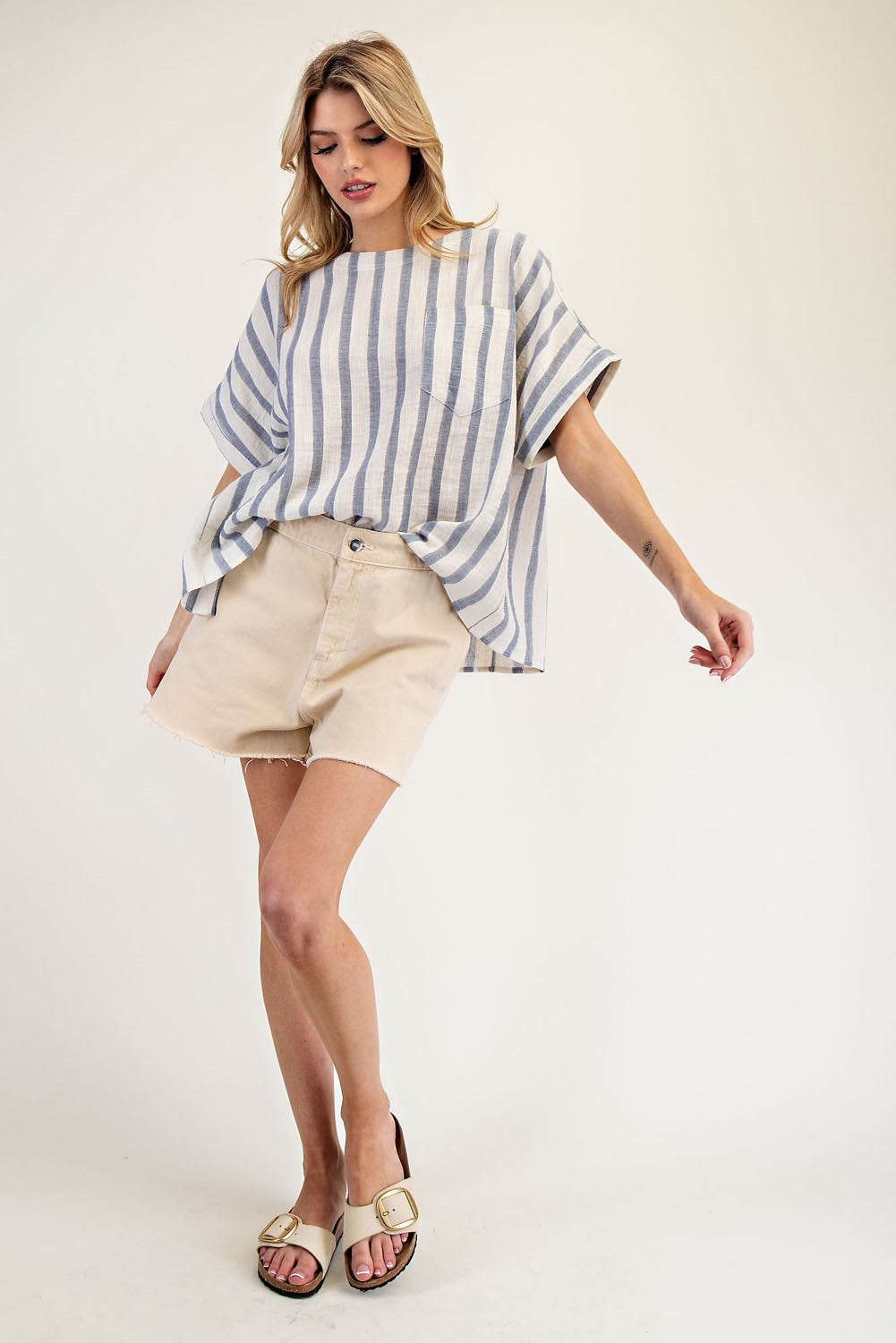 The Sydney Linen Top