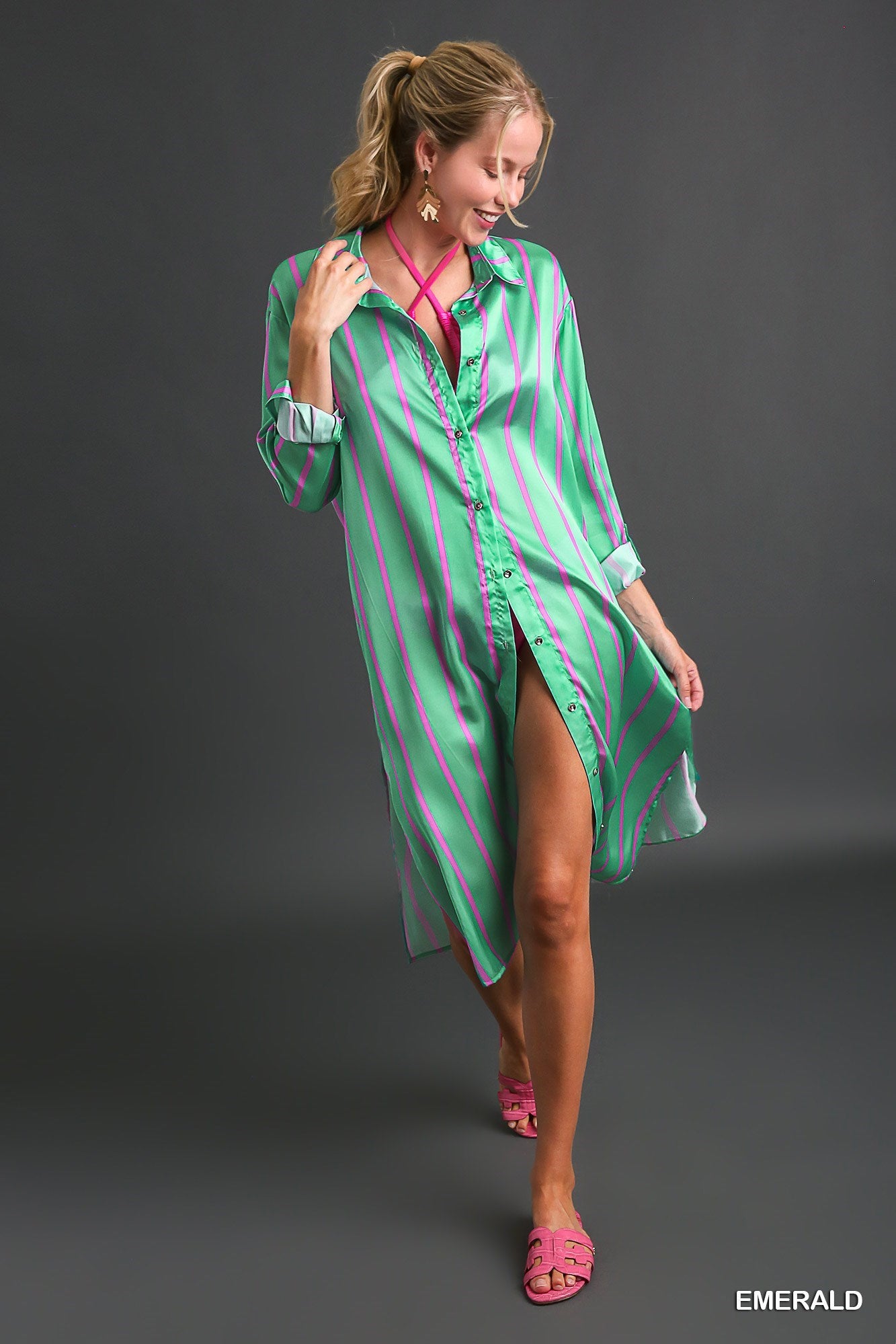 The Poppy Satin Dress