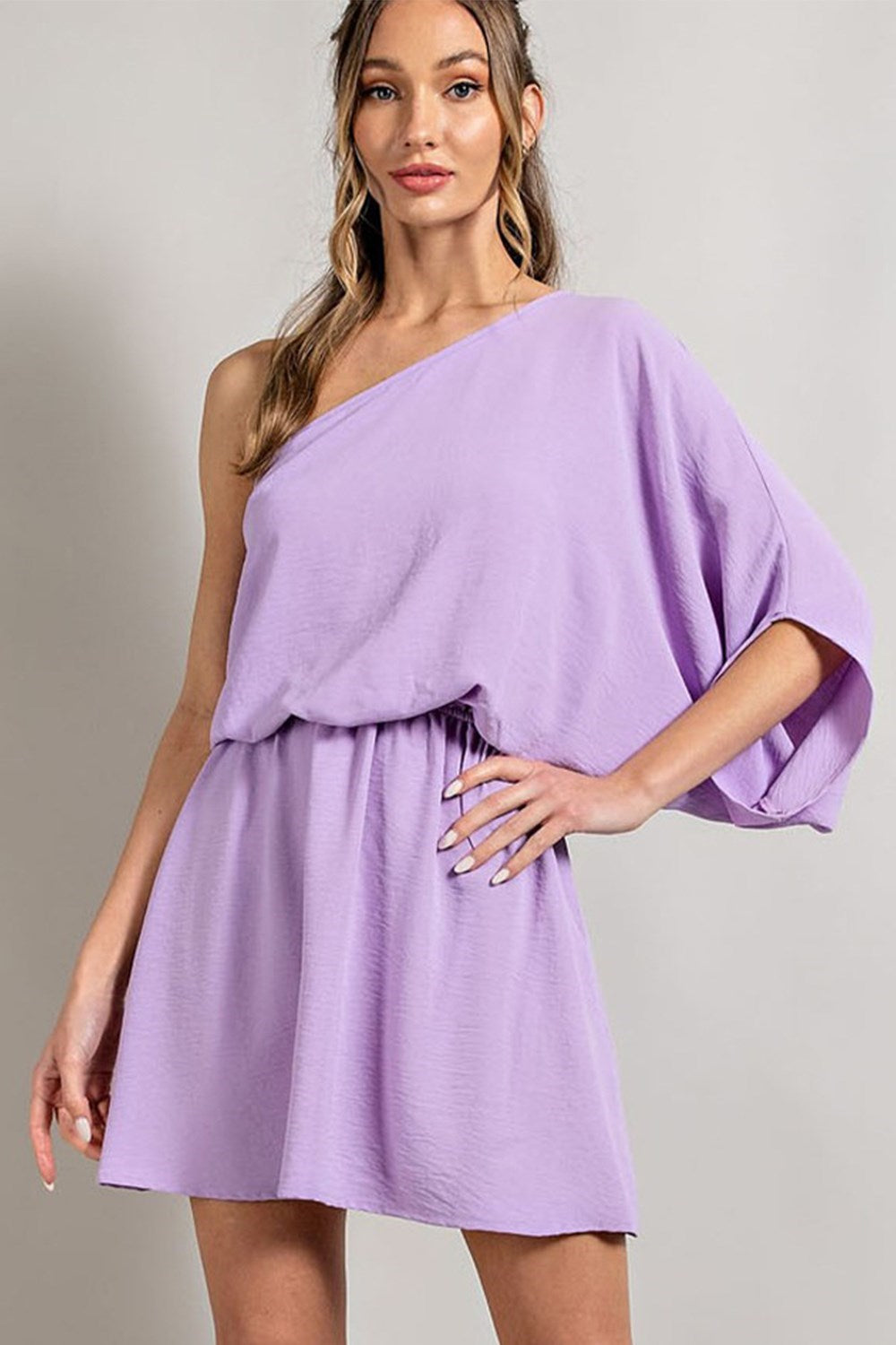 The Iris One Shoulder Dress