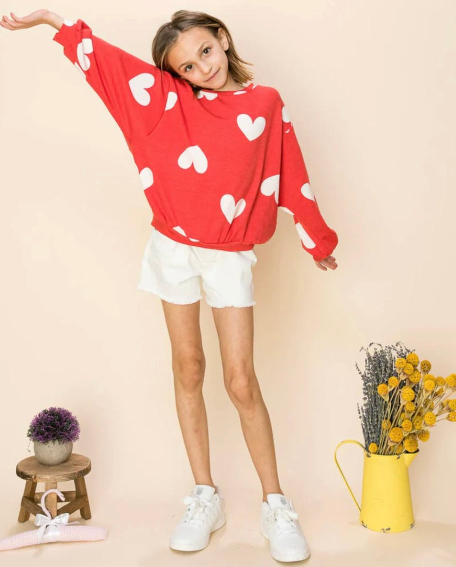 The Valerie Heart Top- Little Sister