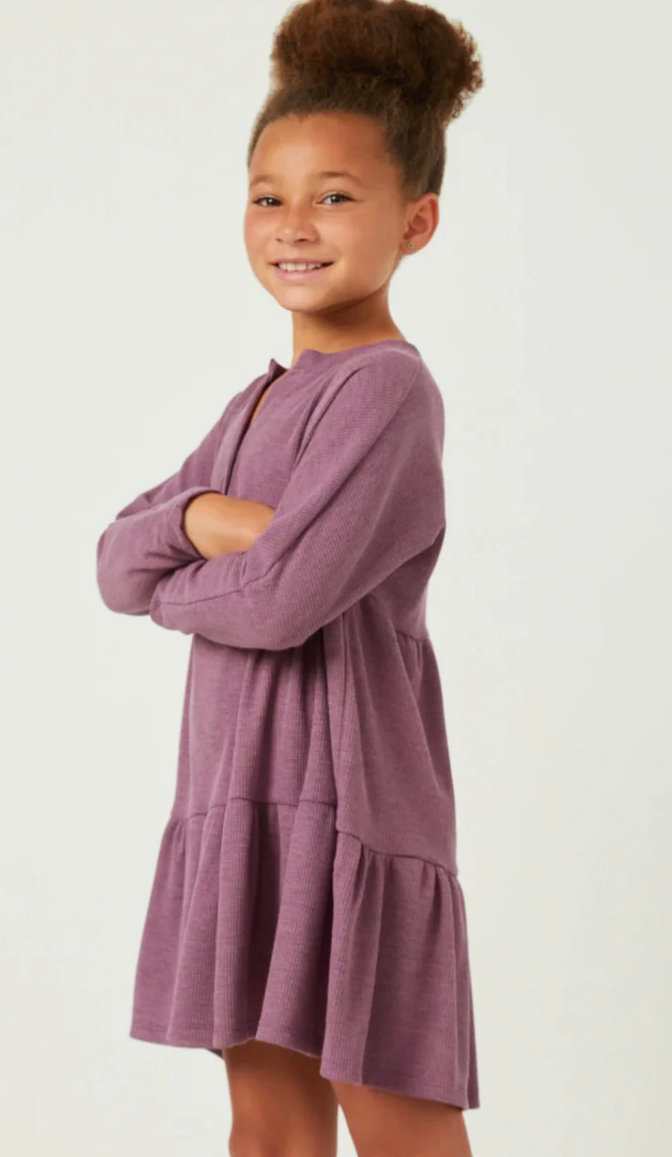 The Ruthie Waffle Knit Dress-Little Sister