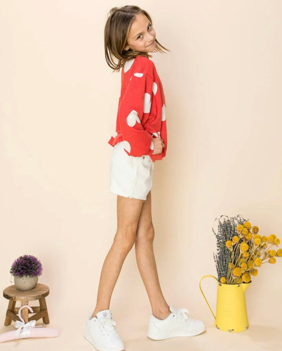 The Valerie Heart Top- Little Sister