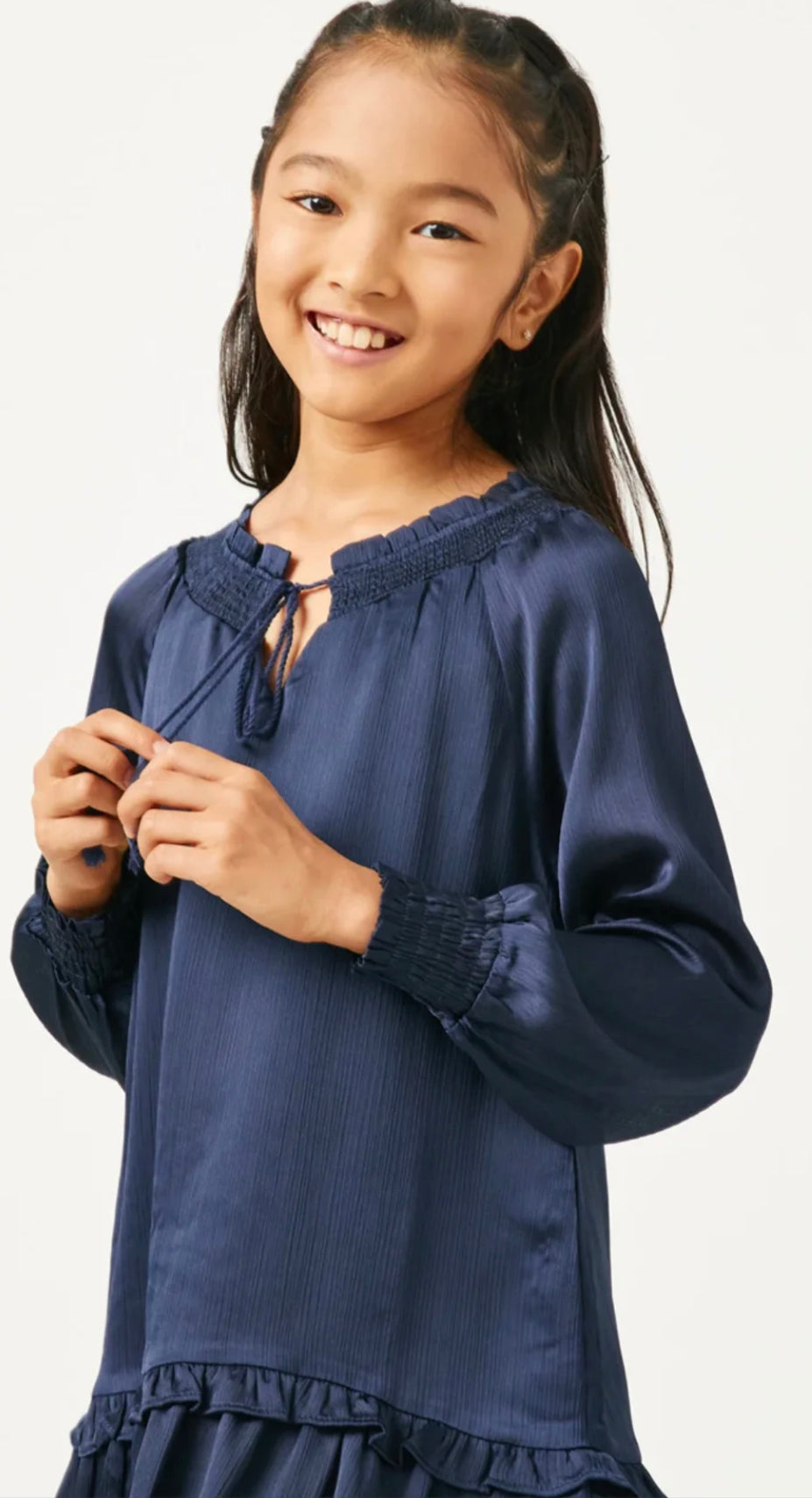 The Sutton Satin Dress- Little Sister