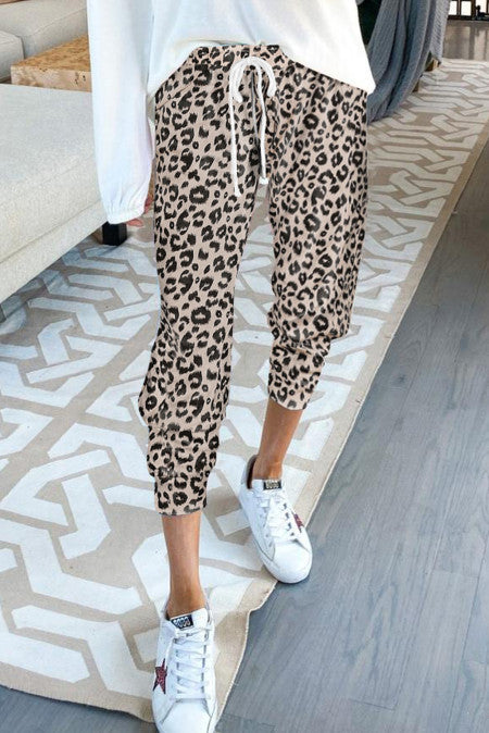 The Alexa Cheetah Print Jogger- Cheetah print jogger- Silent Sisters