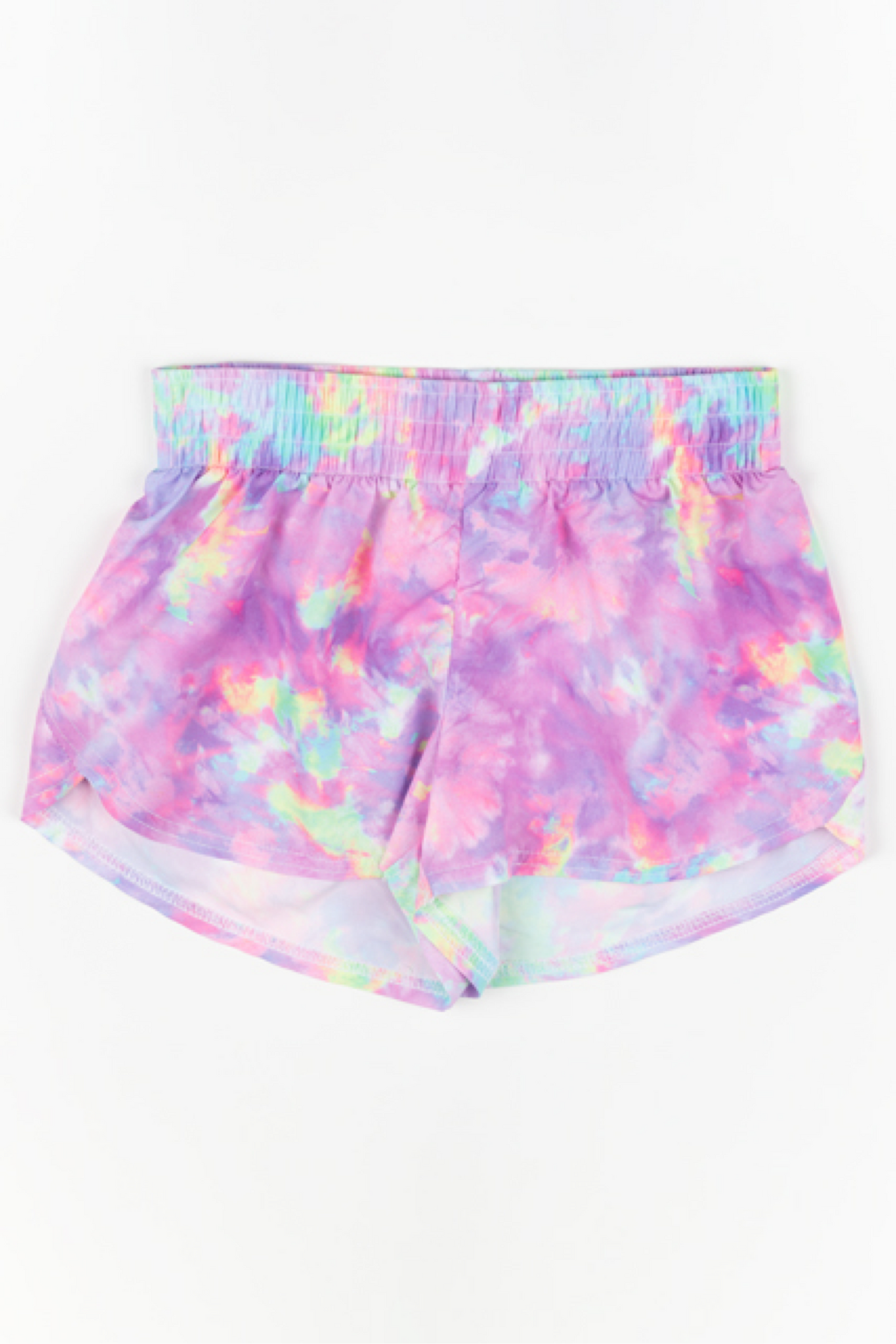 The Elsa Athletic Short- tween iridescent print athletic short- Silent Sisters