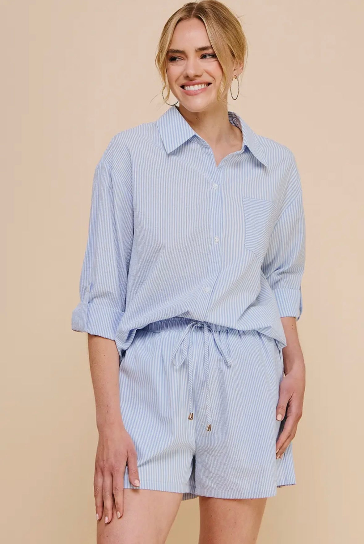 The Ruth Striped Button Down Shirt