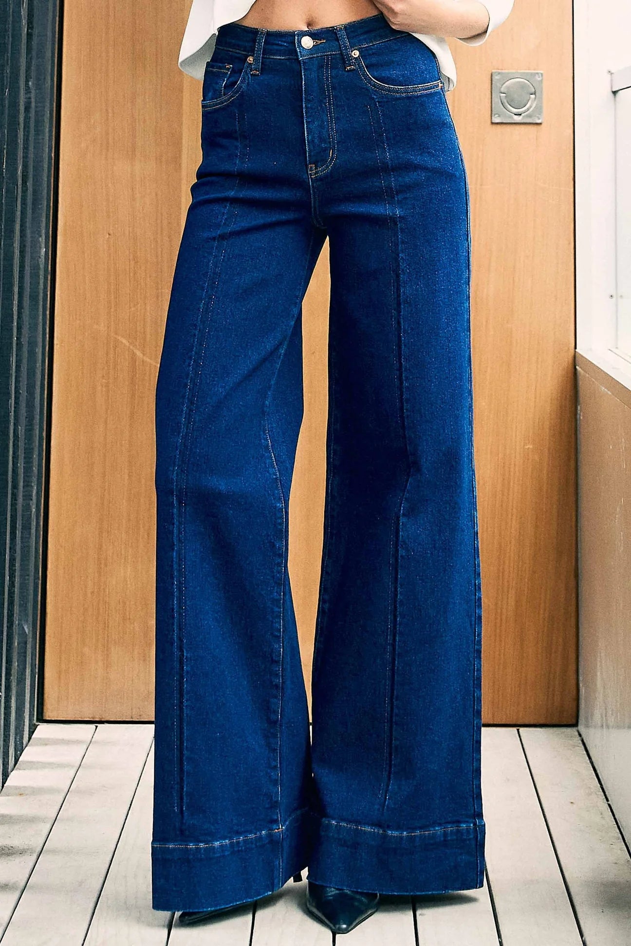 The Saylor Wide Leg Jeans