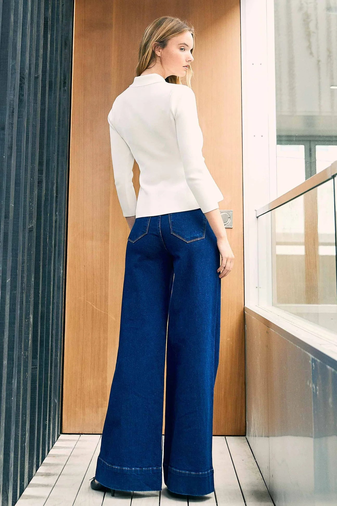 The Saylor Wide Leg Jeans