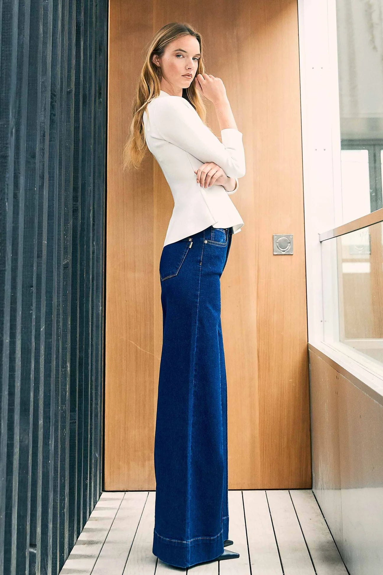 The Saylor Wide Leg Jeans