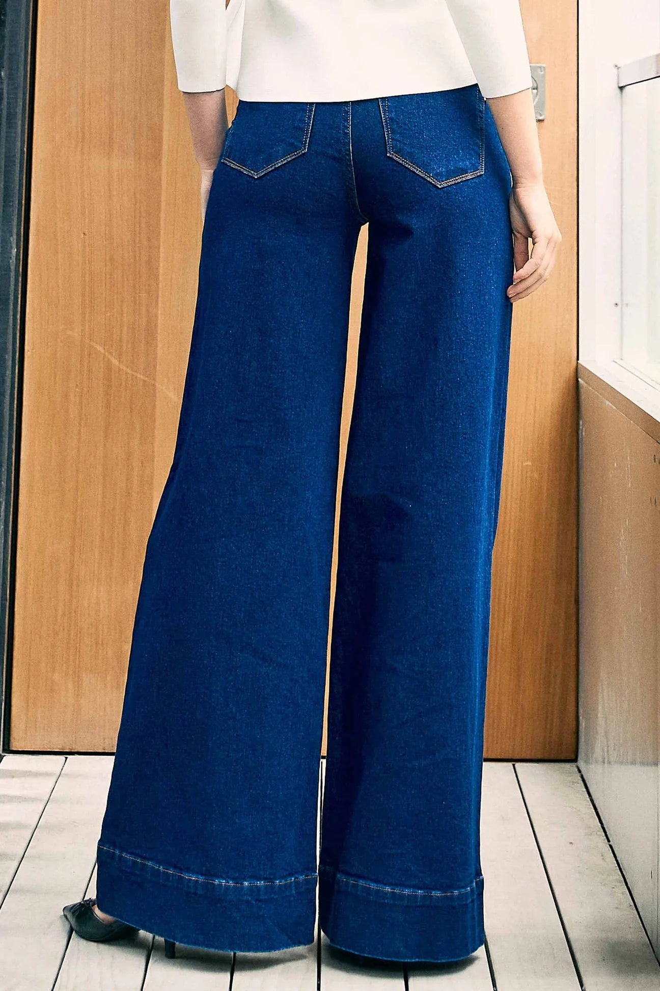 The Saylor Wide Leg Jeans