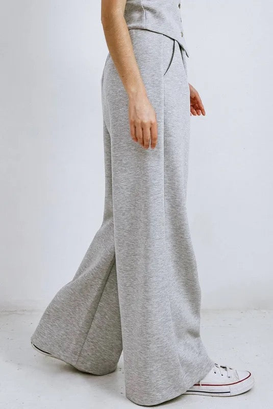 The Rowan Wide Leg Knit Pant