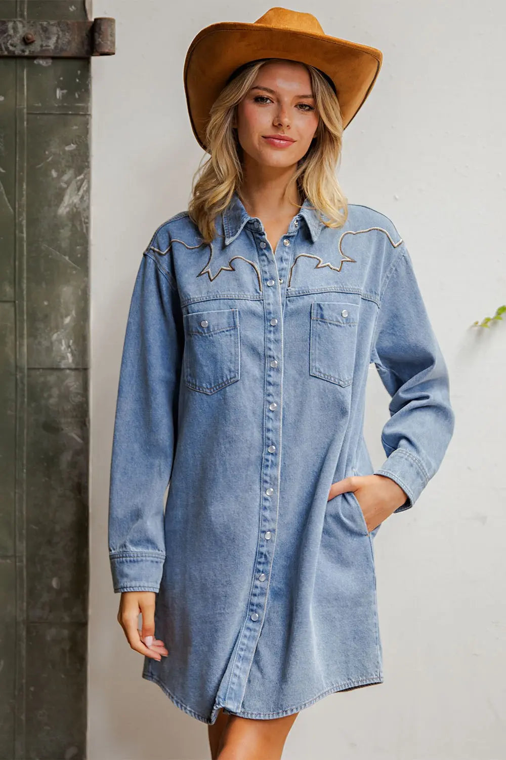 The Cassidy Denim dress