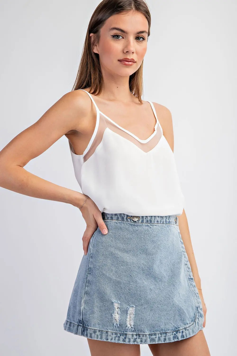 The Amelia White Tank