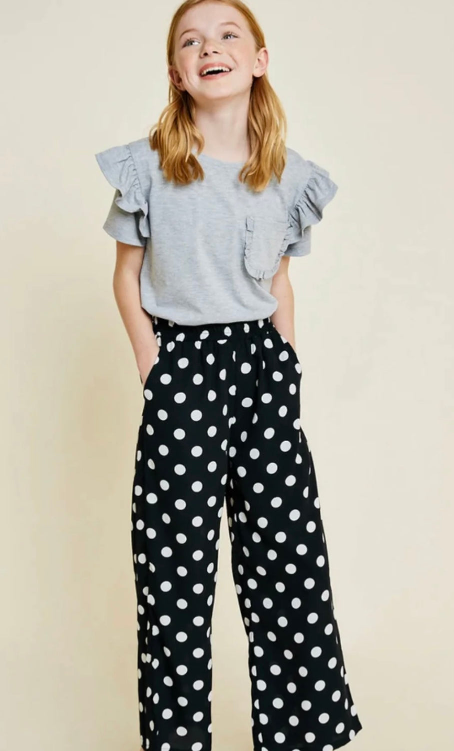 The Emily Ruffled Top- Little Sister