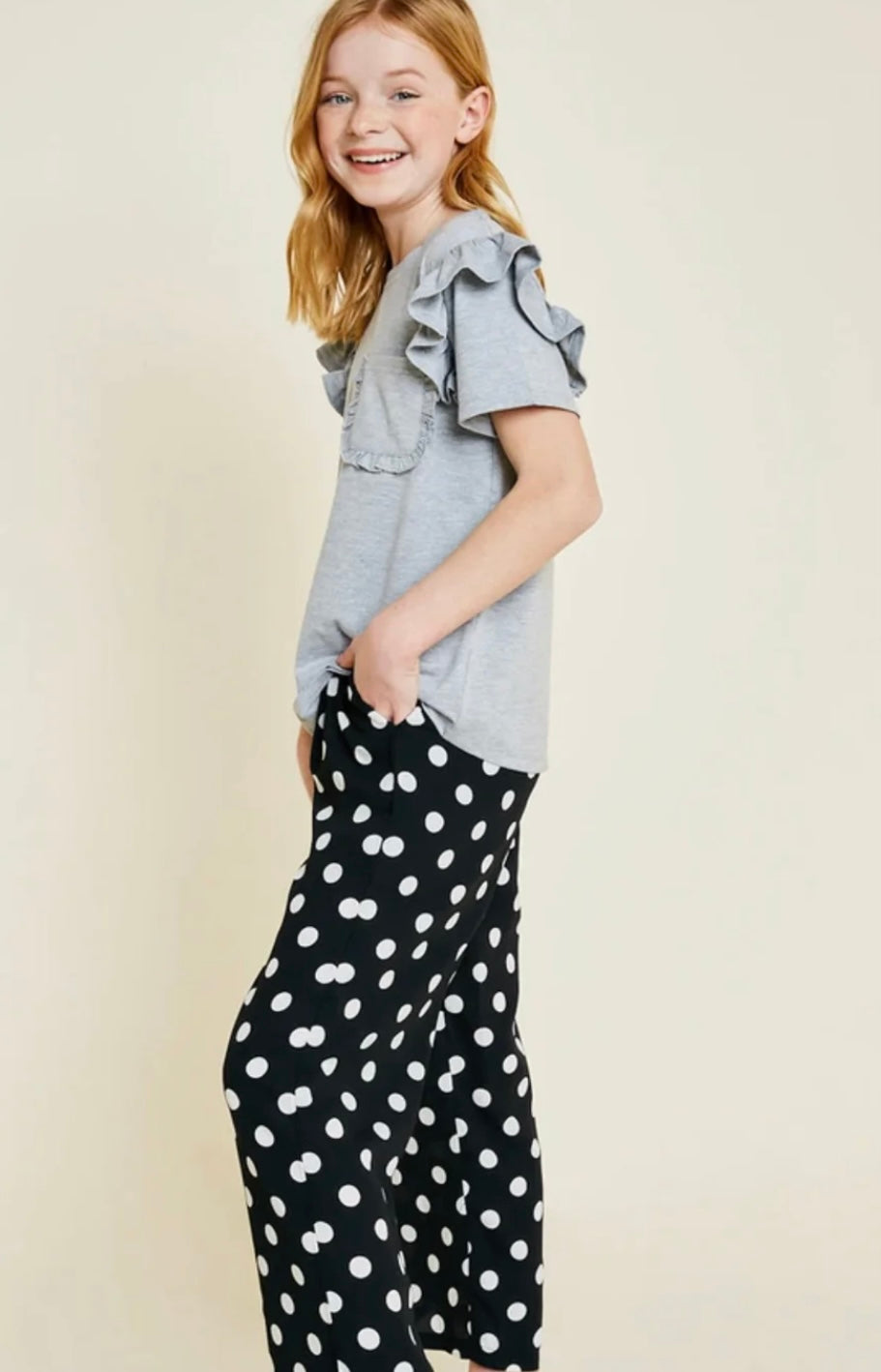 The Emily Ruffled Top- Little Sister