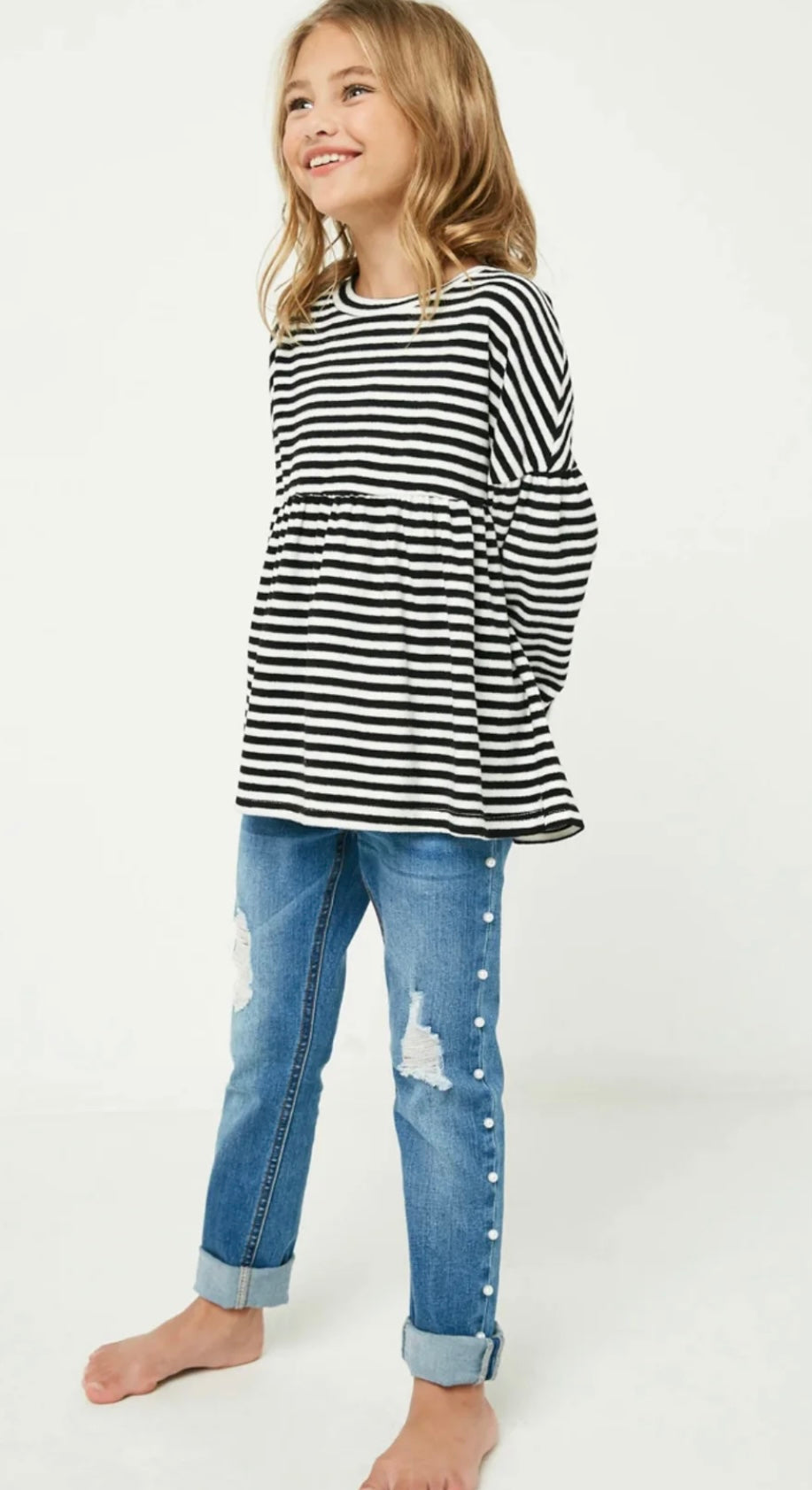 The Greer Puff Sleeve Top- Little Sister
