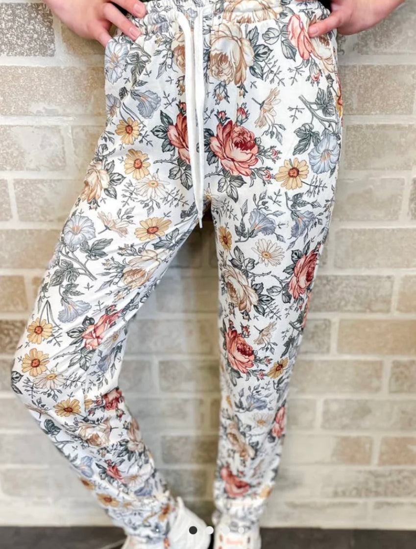 The June Floral Jogger-Little Sister