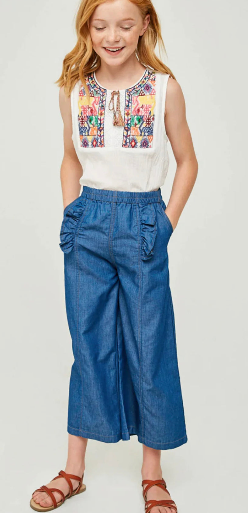 The Jules Embroidered Top- Little Sister