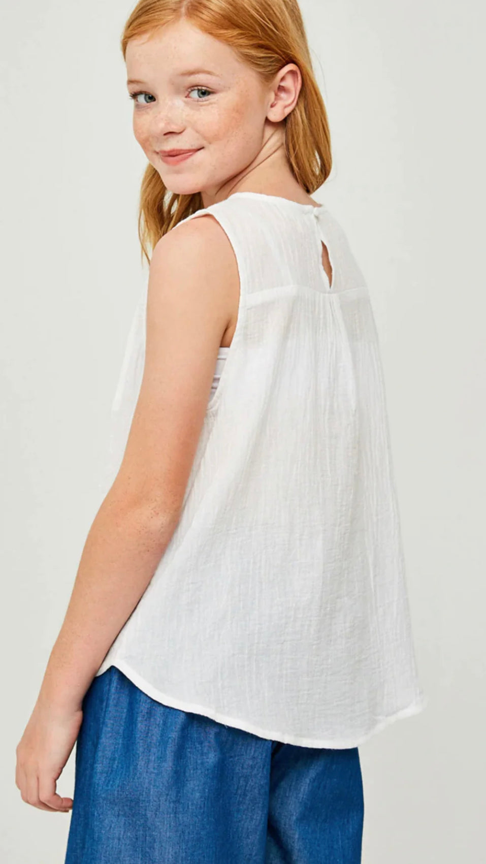 The Jules Embroidered Top- Little Sister