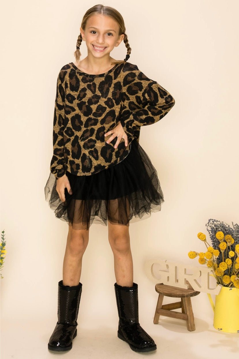 The Brooklyn Cheetah Top- Little Sister